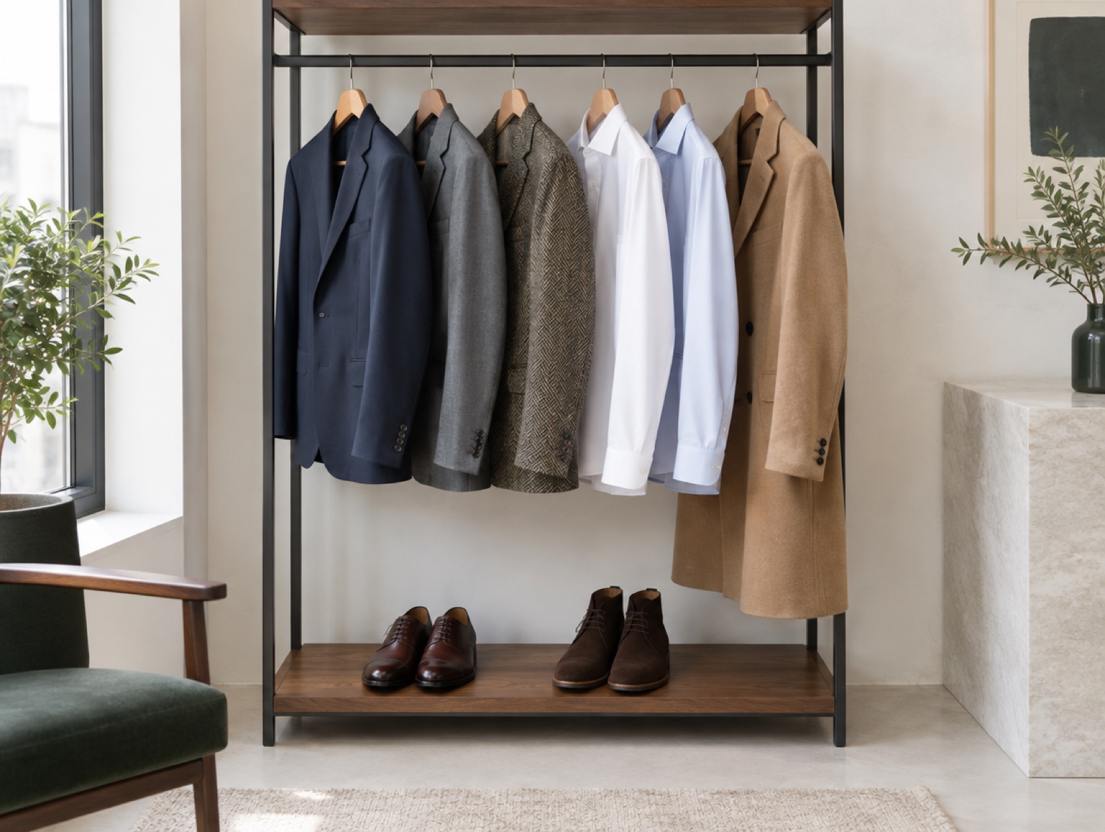 A small, well-chosen wardrobe