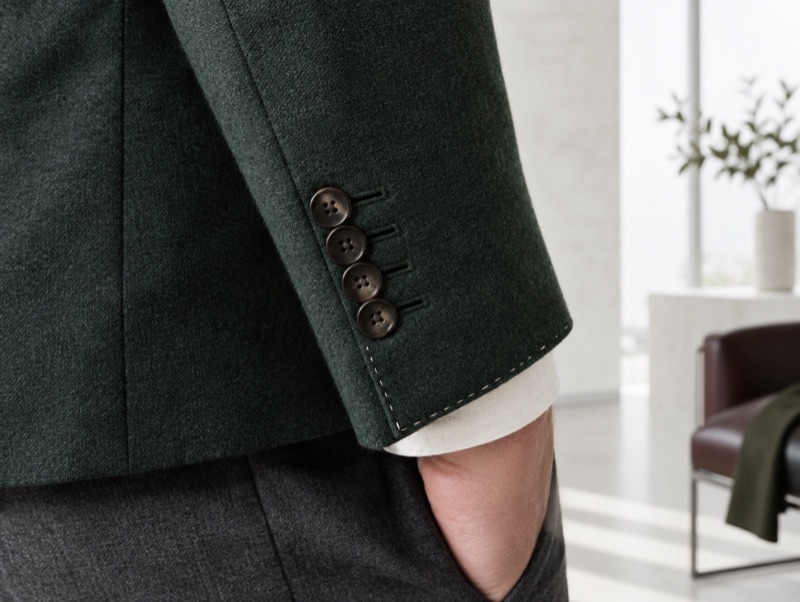 A cuff with working buttonholes