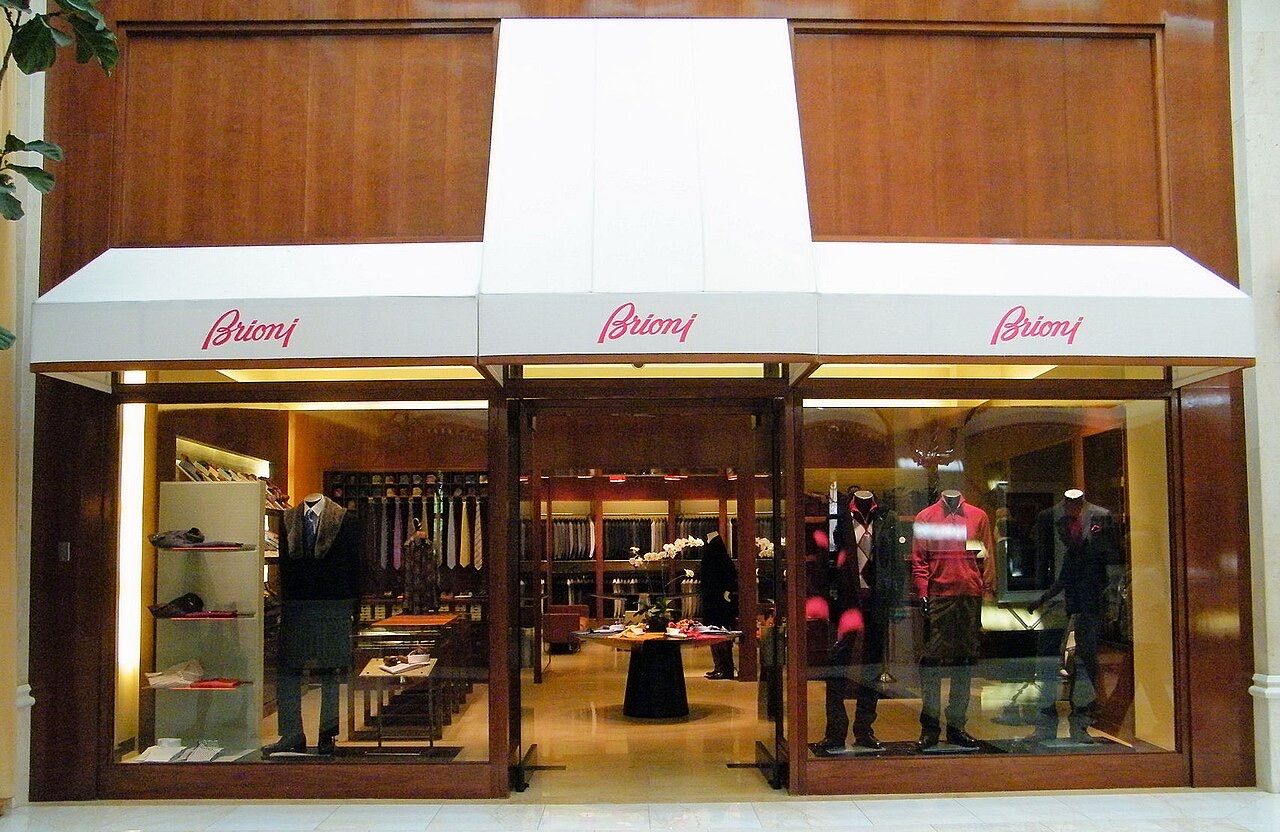A Brioni boutique in Las Vegas