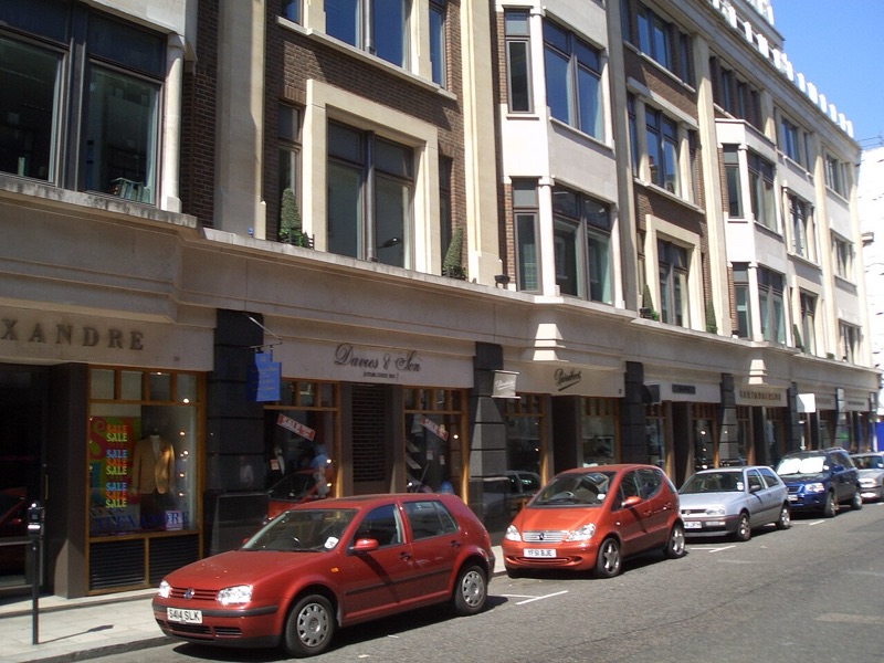 Savile Row, London — the street where bespoke tailoring was formalised