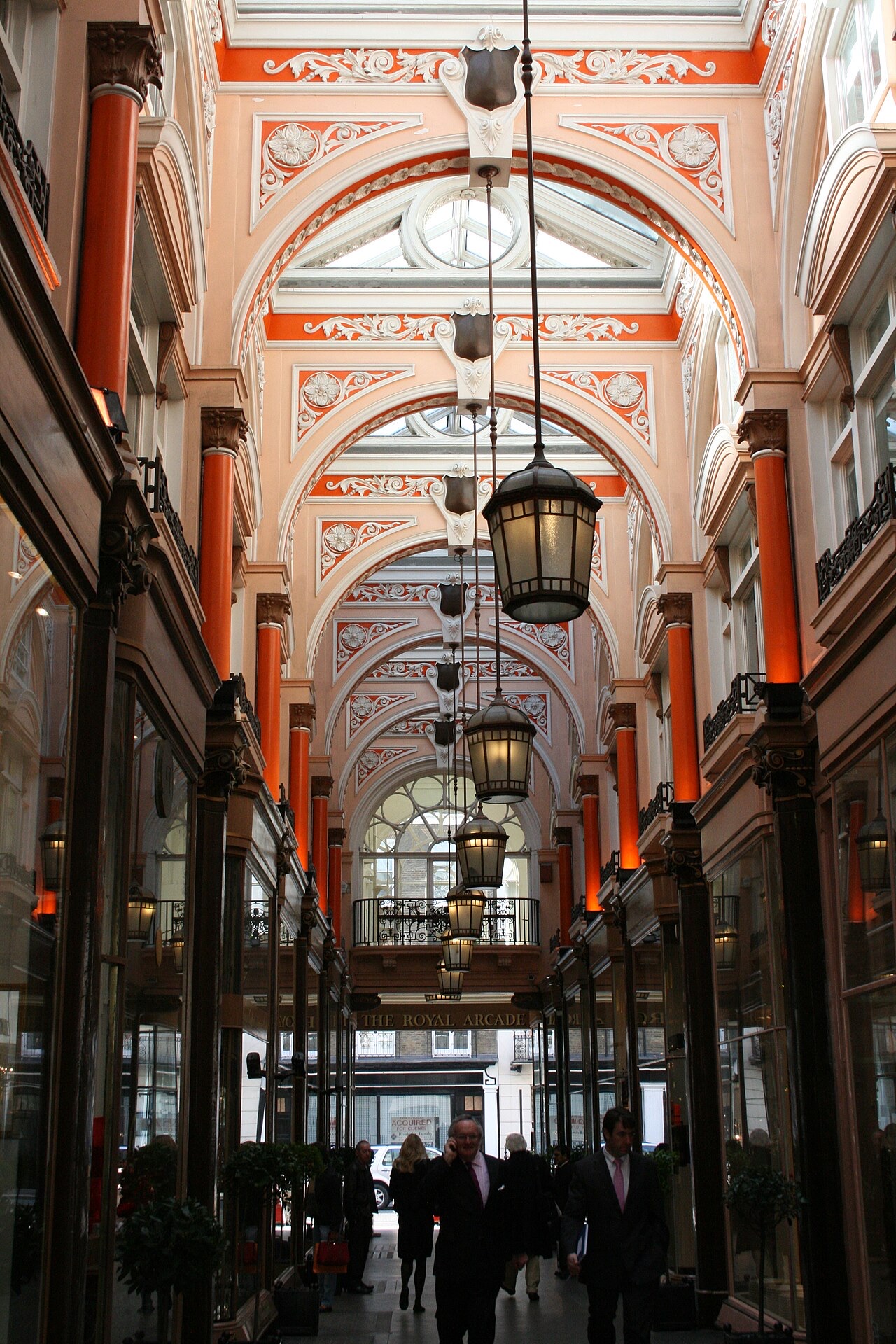 Inside the Royal Arcade, Old Bond Street