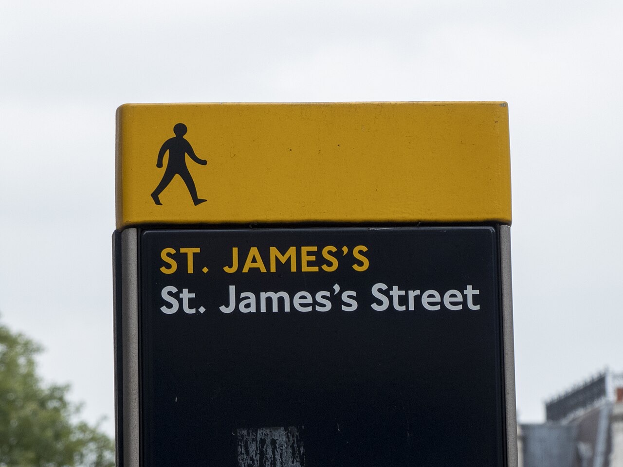 A street sign for St James's Street