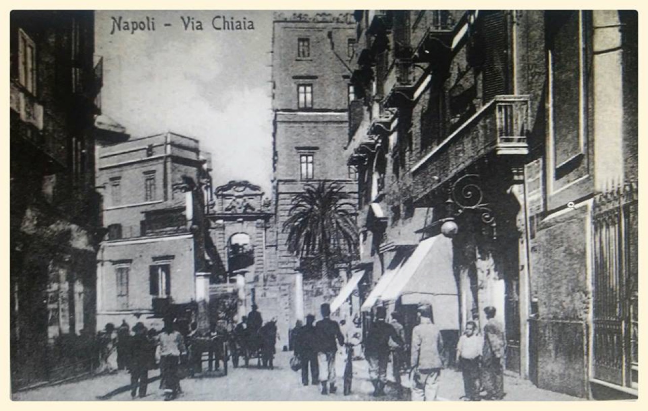 A street in Naples, the city where the soft tailored jacket was developed