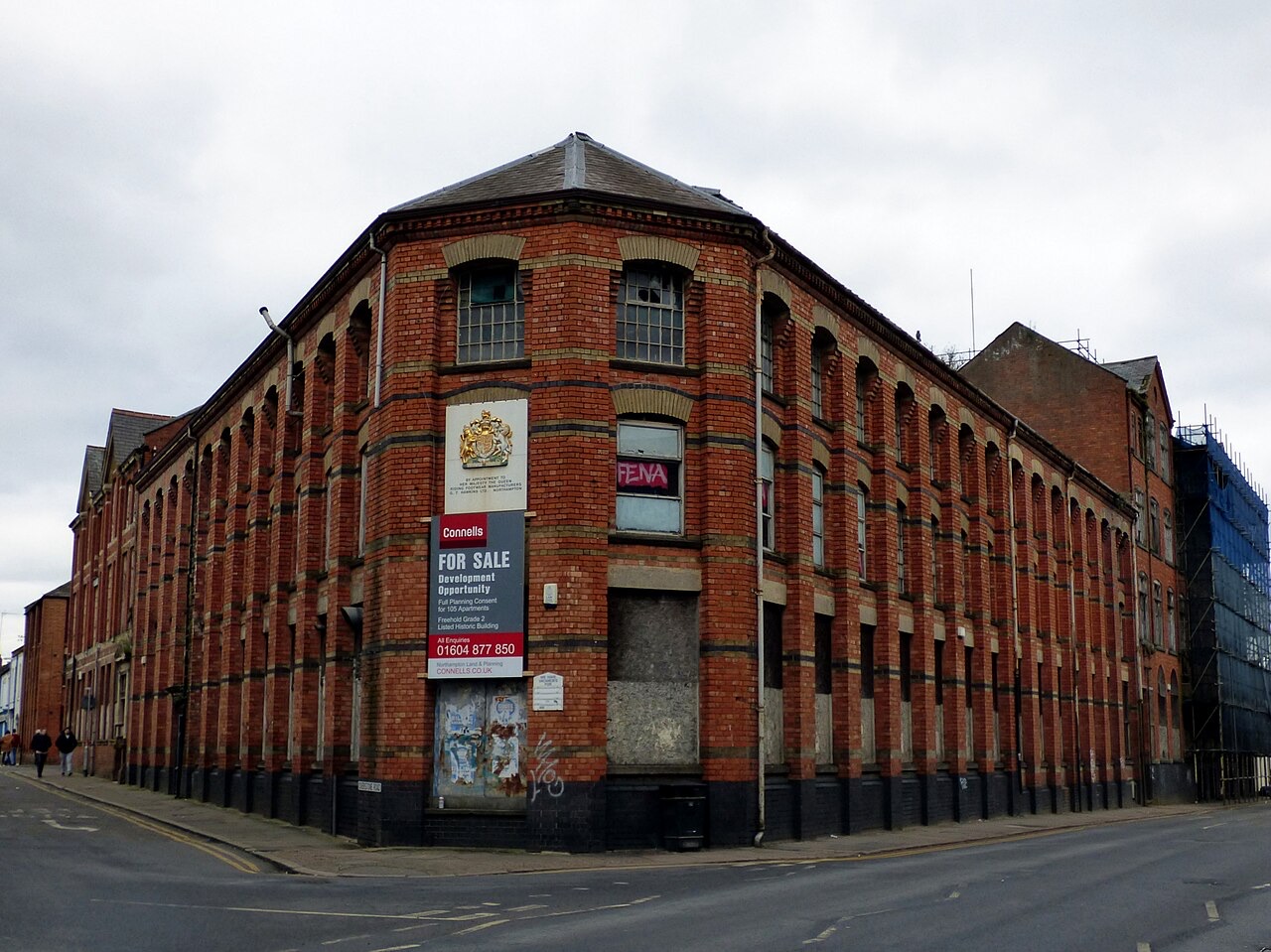 Northampton, the centre of English shoemaking since the seventeenth century
