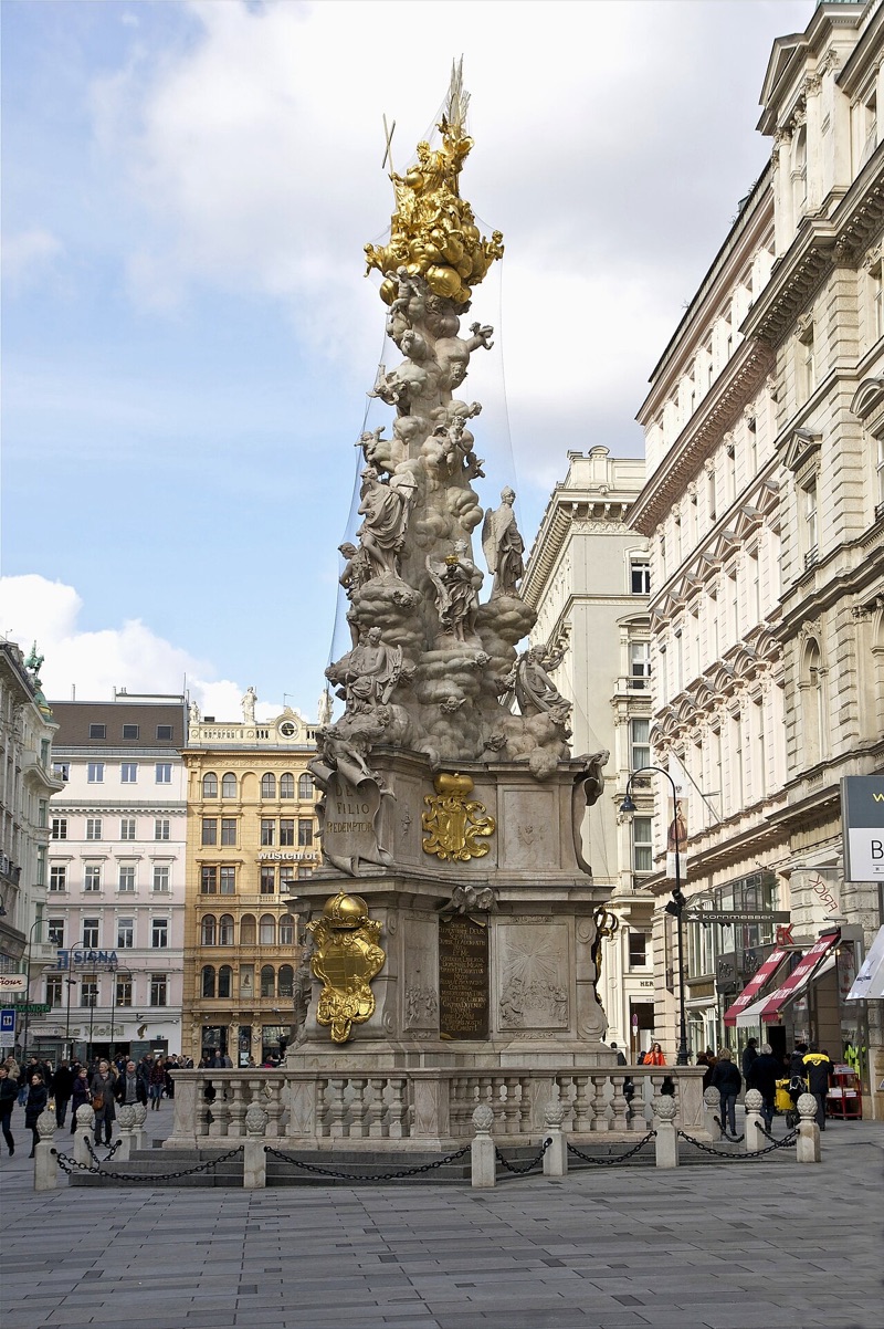 The Graben, Vienna, where Adolf Loos designed the Knize shopfront in 1913