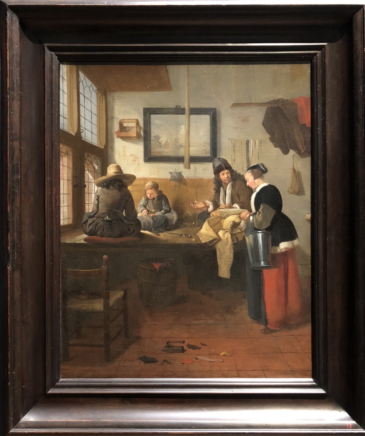 A tailor's workbench
