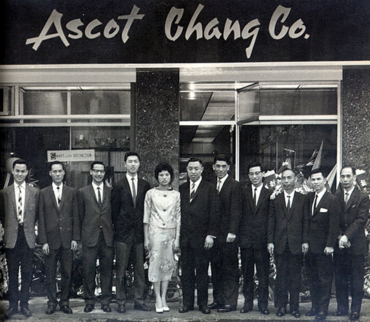 Ascot Chang's Kimberley Road shop, Hong Kong, in 1961