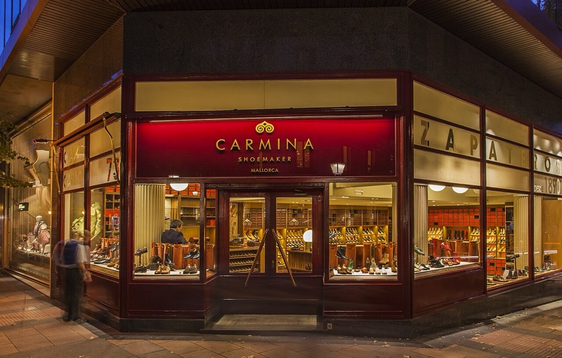 A Carmina shoe shop